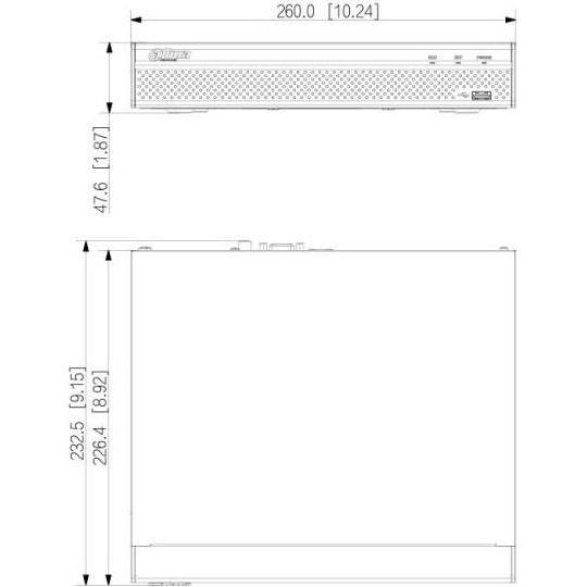 Thumbnail - Dahua NET VIDEO RECORDER 8CH 8POE/NVR4108HS-8P-4KS3 (Netzwerk Videorecorder (NVR)), Netzwerkkamera Zubehör