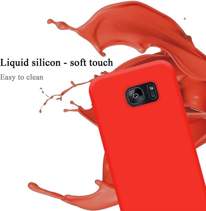 Produktbild Cadorabo TPU Liquid Silicone Case Cover (Samsung Galaxy S7 Edge)