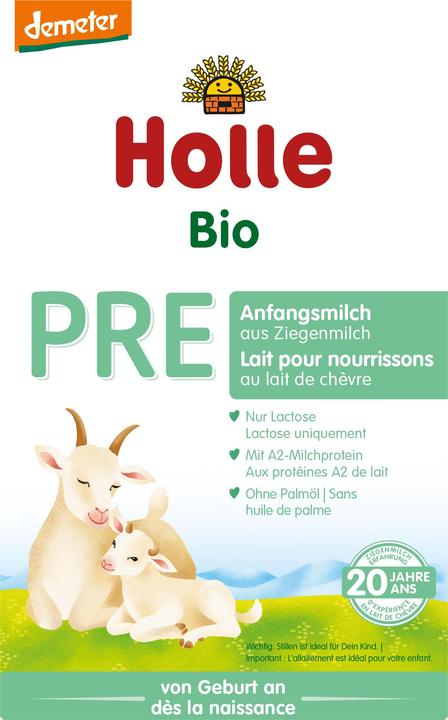 Holle Organic starter milk PRE made from goat's milk (460 g, from birth)