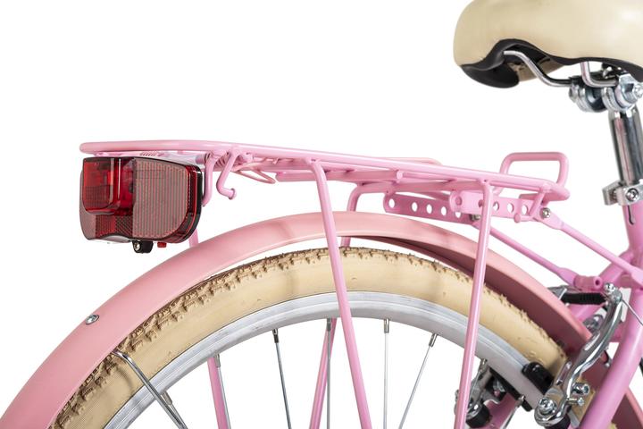 Actual product image Damenfahrrad 28" Toscana Damen Bike Vintage Rosa 6 Gänge RH 48 cm (48 cm)