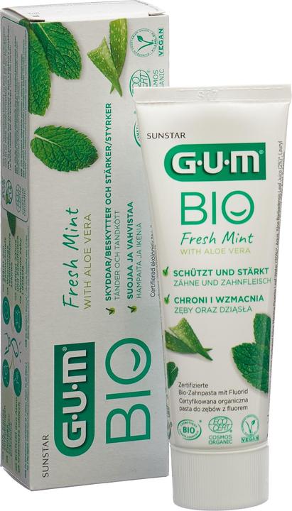 Actual product image GUM dentifrice bio allemand pâte (75 ml)