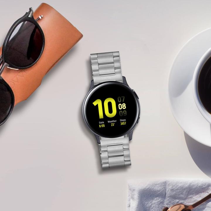 Actual product image Avizar Galaxy Watch Active2 40mm strap (40 mm, Stainless steel)