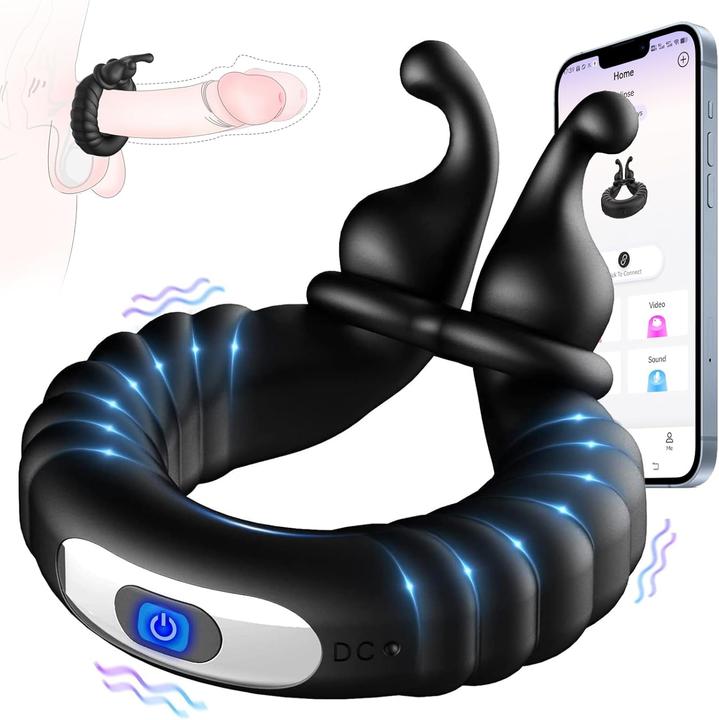 Image du produit NoName Penisring-Vibrator mit 10 Vibrationsmodi