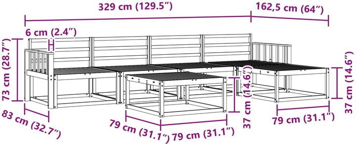 Produktbild vidaXL Sofa Set