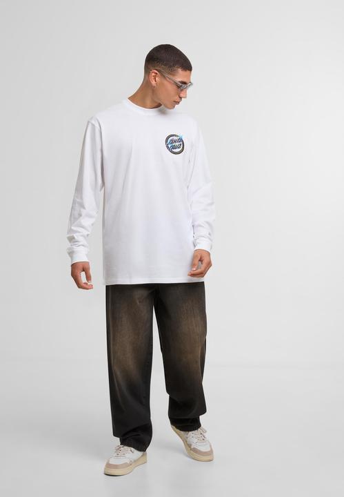Actual product image Santa Cruz Holo Flamed Dot Longsleeve - 125529 (S)