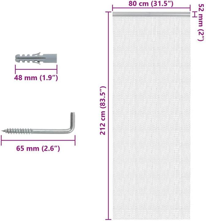 Immagine prodotto VidaXL Konstantin (80 x 212 cm)
