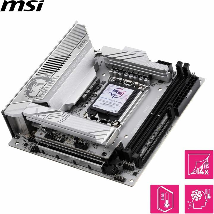 Productafbeelding MSI MPG Z890I EDGE TI WIFI (LGA 1851, Intel Z890, Mini-ITX)