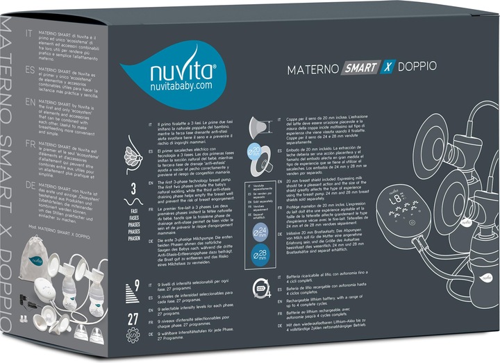 Immagine prodotto Nuvita Tiralatte doppio elettrico Materno Smart