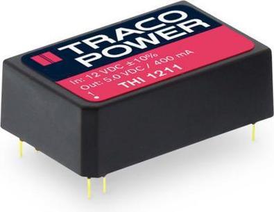 Actual product image TracoPower DC/DC converter 21.6... 26.4V 5V 400mA 2W