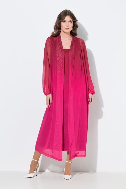 Actual product image Miamoda Straight cut color gradient mesh jacket (46)