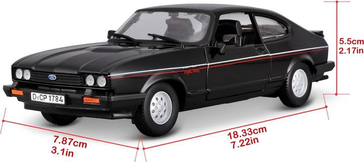 Bburago Ford Capri 1600 GT 1/24 noir