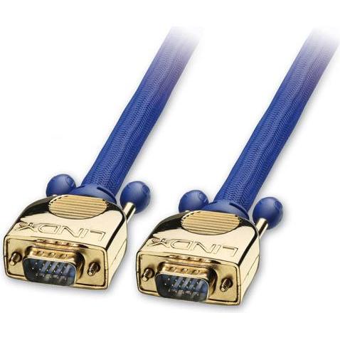 Thumbnail - Lindy Premium Gold VGA-Anschlusskabel HD15 (15 m, VGA), Video Kabel