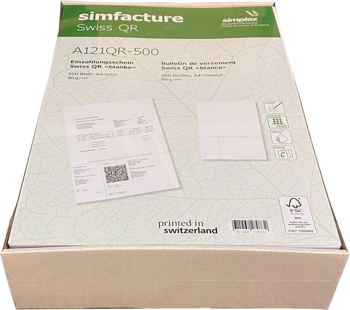 Image du produit Simplex Simfacture - Swiss QR (500 x)