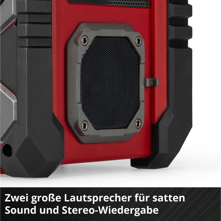 Produktbild Einhell Baustellenradio Akku-Radio TE-CR 18 Li DAB+/FM/BT, Solo (DAB+, FM, Bluetooth, Airplay)