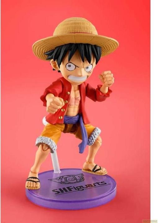 Produktbild Bandai One Piece World Collactable Figures x S.H. Figuarts Actionfigur Monkey D. Luffey 8 cm