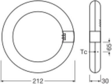 Actual product image Ledvance LED Ring TubeT9C (G10q, 11000 W, 1200 lm, 1 x, F)