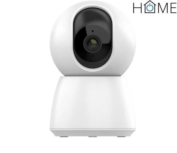 iGet HOME Camera CS4 White - WLAN 2K IP camera, night vision, audio, RJ45, auto-tracking