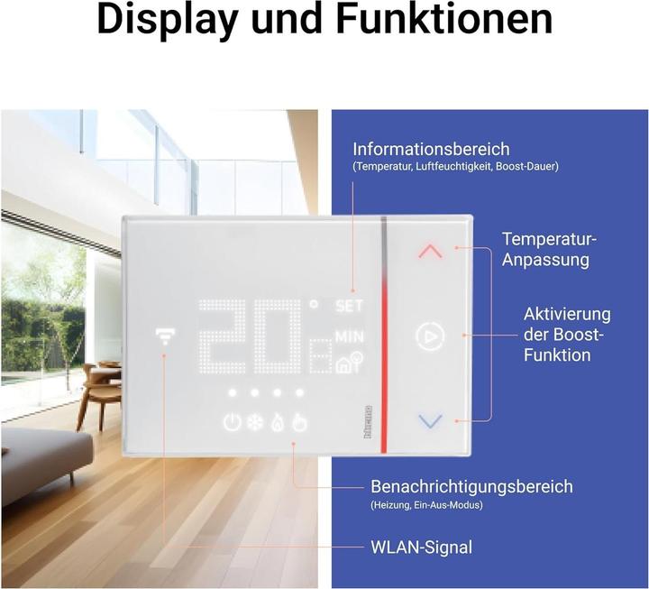 Produktbild Legrand Raumthermostat Bticino Smarther 2 Weiss