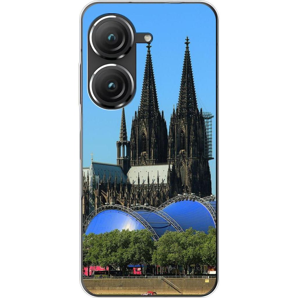 König Design Hülle Handy Schutz für Asus Zenfone 9 Case Cover Tasche Bumper Etuis TPU Neu (Asus Zenfone 9), Smartphone H...