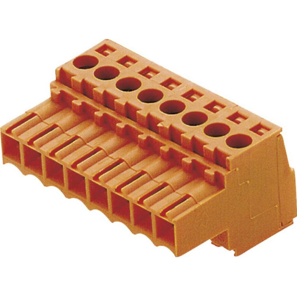 Weidmüller Connettore Weidmller PCB 1597490000 Contenuto: 50 pezzi (1597490000), Cavo + Spina elettrica, Arancia