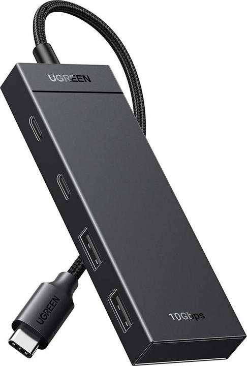 Produktbild Ugreen USB-C hub to 2x USB-C / 2x USB-A - Black (USB-C, 4 Ports)