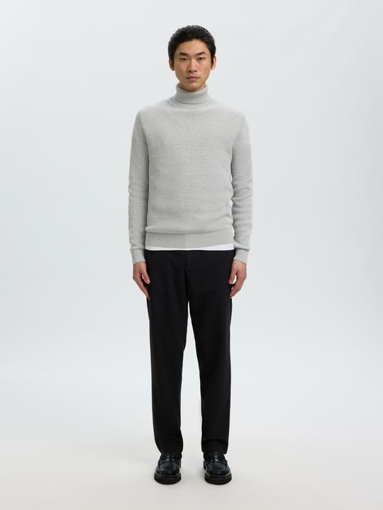 Actual product image Selected Slhdane Ls Knit Structure Roll Neck Noos (S)