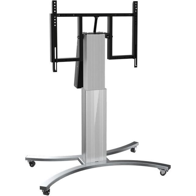 Thumbnail - Celexon Expert elektrisch höhenverstellbarer Display-Rollwagen Adjust-4286MS - 70cm (86", 136 kg), TV Ständer, Silber