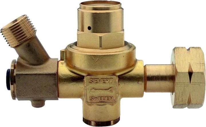Sievert Propankleindruckregler ohne Manometer 4 bar 12 kg/h W 21,8 x 1/14″ LH