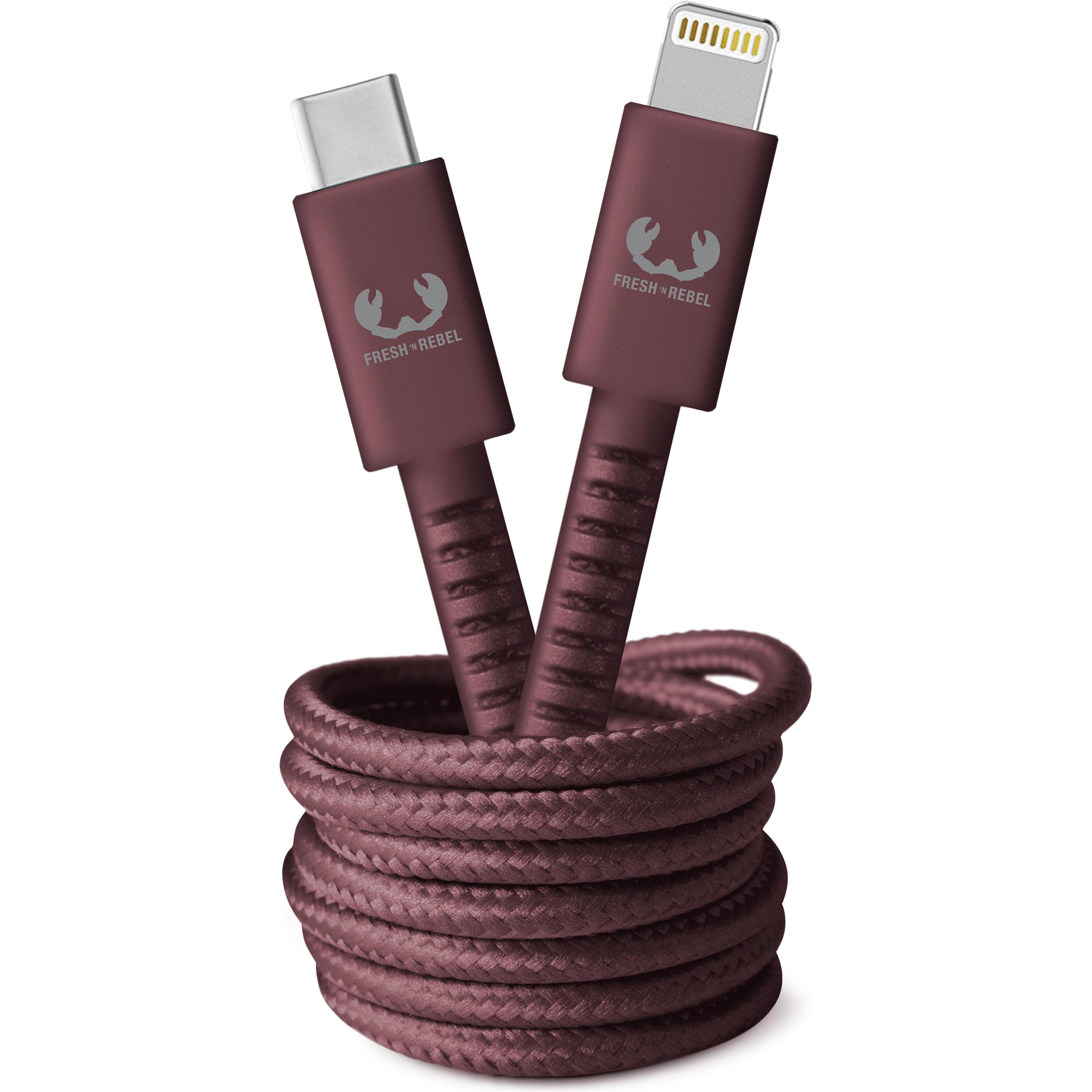 Fresh'N Rebel USB C - Lightning (2 m, USB 3.0), USB Kabel
