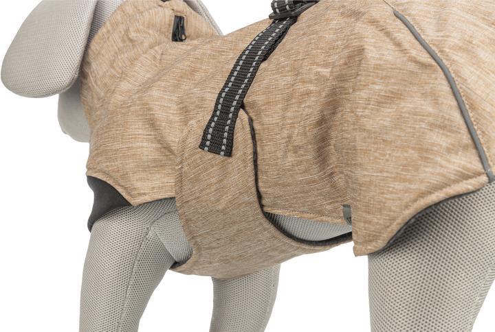 Actual product image Trixie Riom winter coat, M: 45 cm, sand (M, Dog coat)