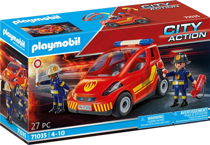 Produktbild Playmobil Feuerwehr Kleinwagen (71035, Playmobil City Action)
