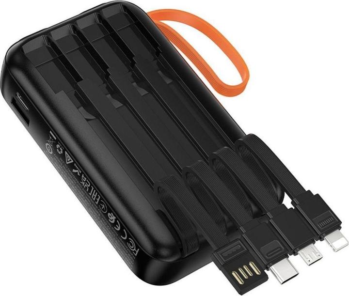 Actual product image Hoco J151, 10000mAh, 10W, Black (10000 mAh, 10 W, 37 Wh)