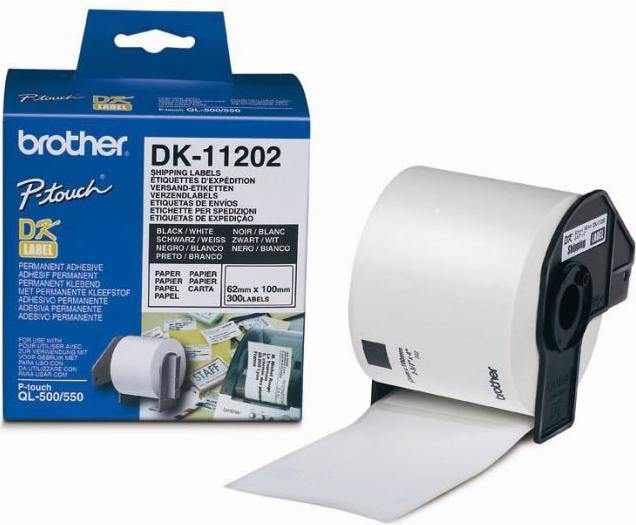 Produktbild Brother DK-11202 Versandetiketten (62 mm)