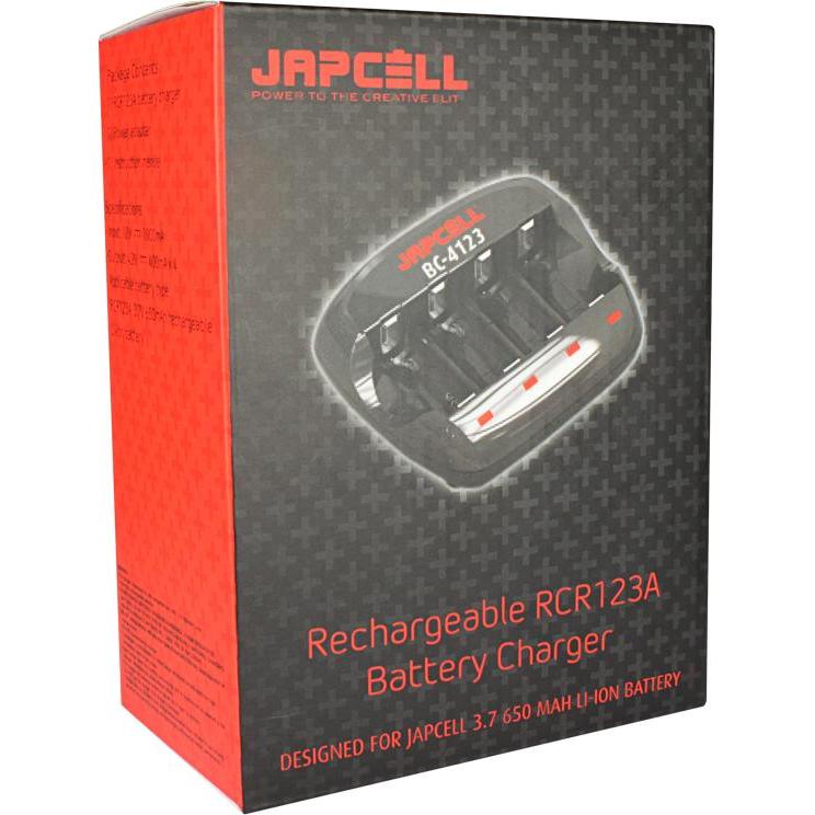 Thumbnail - Japcell BC-4123 Batterieladegerät für 3,7V CR123A Li-Ionen Batterien, Akku Ladegerät