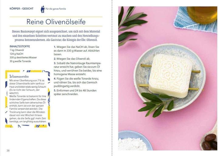 Image du produit Naturseifen selber machen für Gesicht, Körper, Haare, Zähne, Rasur. Für jeden Haut- und Haartyp. (Allemand, Amélie Boué, 2021)