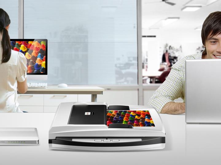 Actual product image Plustek SmartOffice PN2040 (LAN, USB)