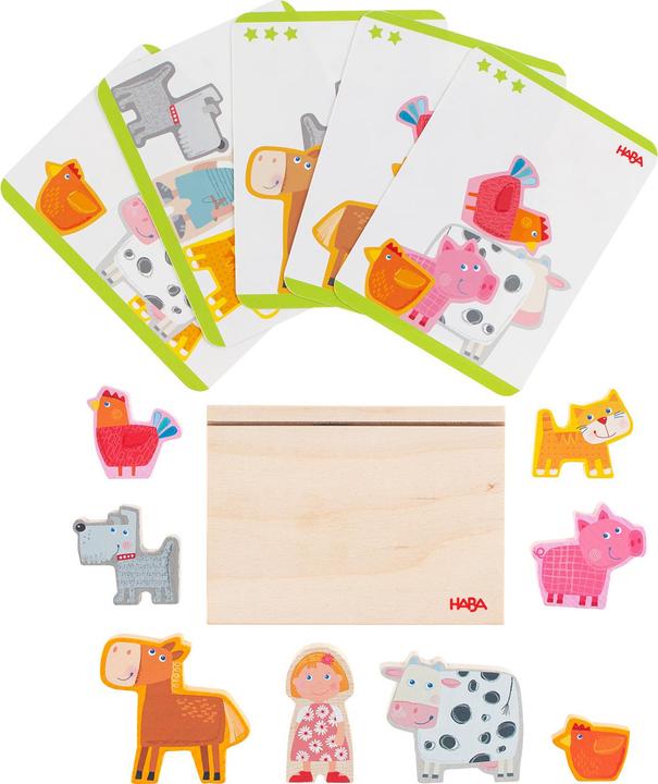 Actual product image Haba Stacking toy farm (German)