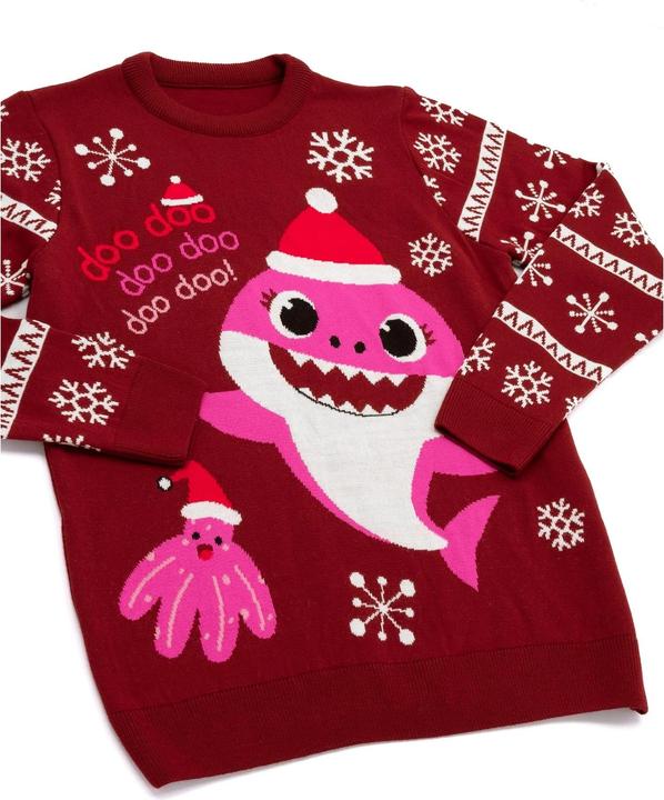 Immagine prodotto Pinkfong Maglia natalizia da donna/ragazzo Mamma Squalo (L)