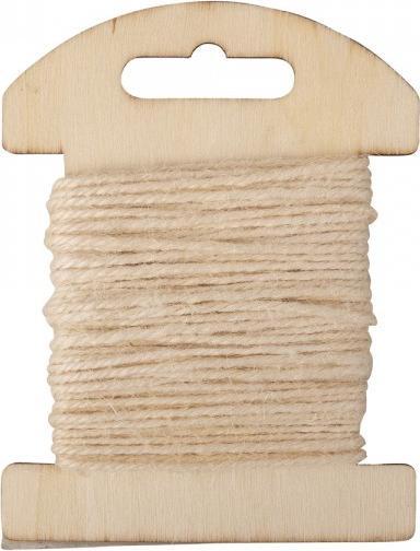 Rayher 4200331 Cordone Iuta, 3-x 3.5 mm ø, Rocchetto 280 m, Cordoncino