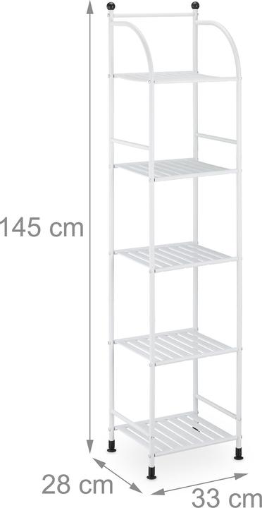 Produktbild Relaxdays Standregal (33 x 28 x 145 cm)