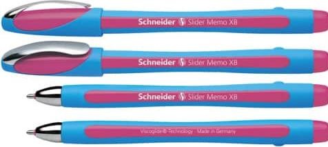 Produktbild Schneider Kugelschreiber Slider Memo (Pink, Blau, 10 x)