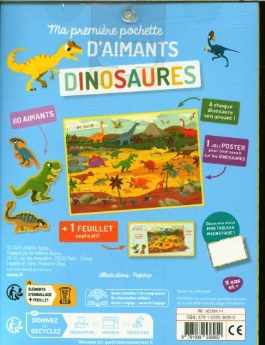 Actual product image Auzou France Dinosaures : 60 aimants dinosaures (French, Pescimo, 2024)
