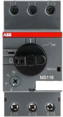Actual product image ABB Motor protection switch MS116 - 16.0