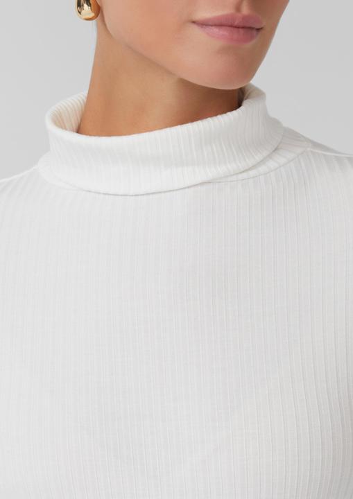 Produktbild s.Oliver T-Shirt Gerippter Rollkragenpullover im Slim Fit (48)