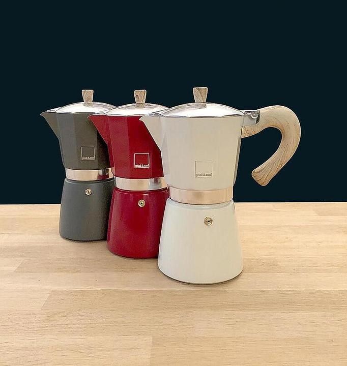 Produktbild Profino Venezia - Espressokocher, rot, 6 Tassen (6 T.)