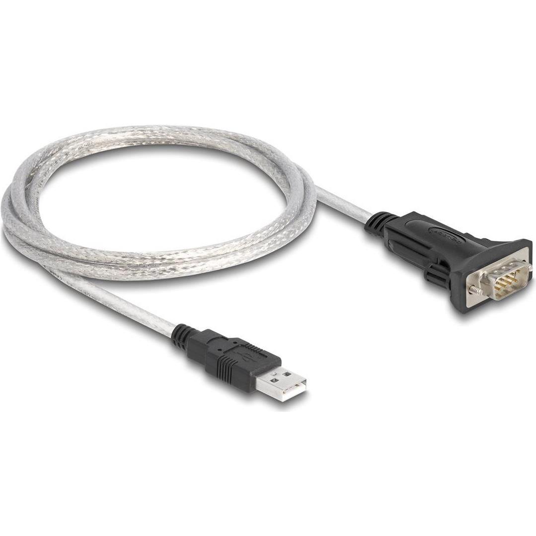 Delock Adapter USB 2.0 Typ-A zu 1 x Seriell RS-422/485 Steck (1 m), Schnittstellenkabel