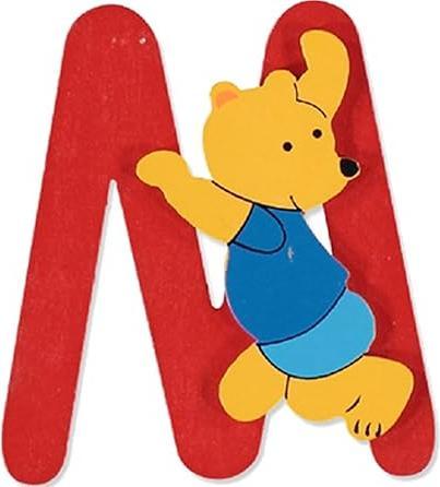 Actual product image Bieco Letter bear M 8cm wood