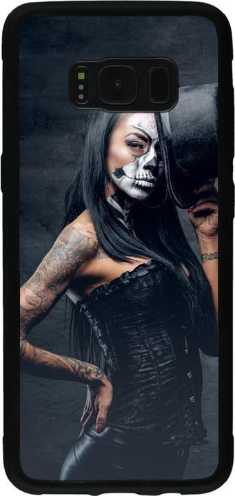 Actual product image PhoneLook Cover Silicone Black Halloween 22 Tattooed Girl (Samsung Galaxy S8)