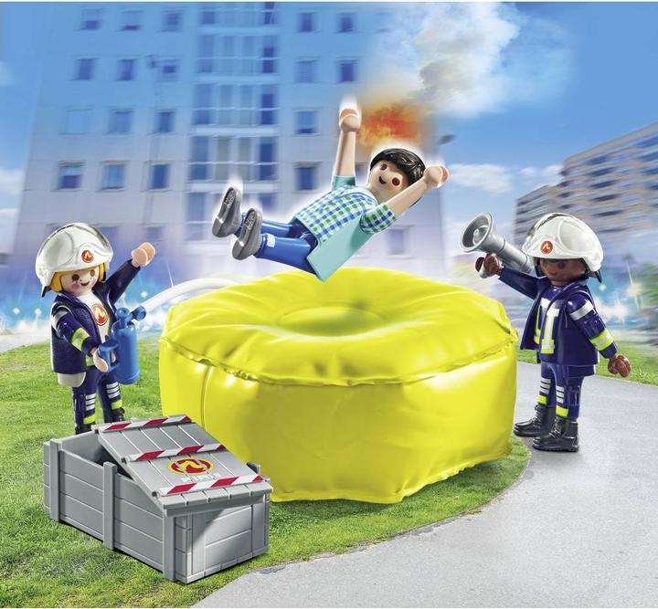 Immagine prodotto Playmobil Vigili del fuoco con cuscini d'aria (71465, Playmobil Sport e azione)