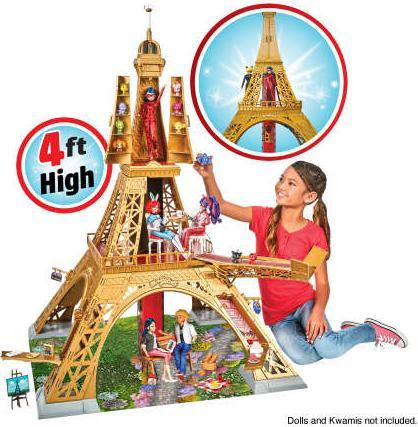 Actual product image Bandai MIRACULOUS deluxe play set Paris 4+